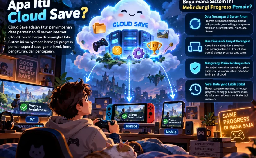 Apa Itu Cloud Save dan Bagaimana Sistem Ini Melindungi Progress Pemain?